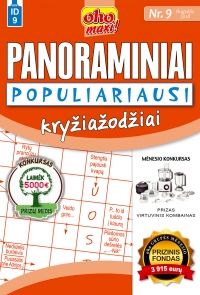 ID 9 oho maxi! Panoraminiai kryžiažodžiai Populiariausi ID 9 oho maxi! Panoraminiai kryžiažodžiai Populiariausi